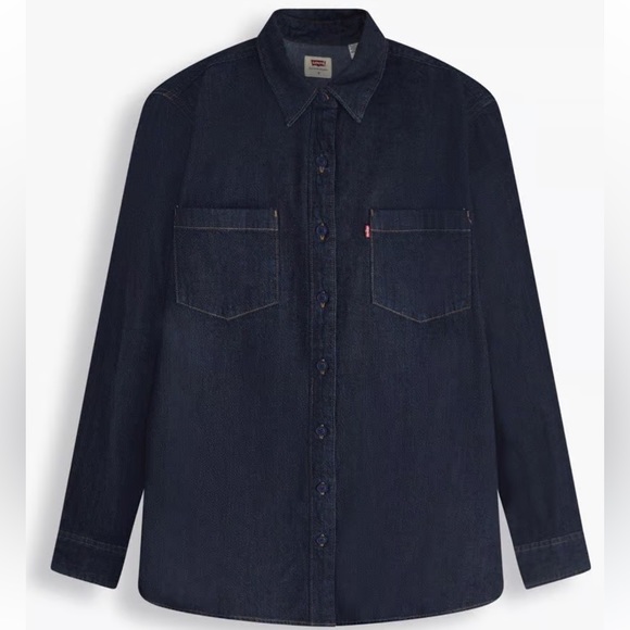 Levis Hasina Tunic Shirt women’s size L oversized loose fit - Picture 3 of 9